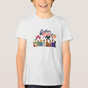 desenho de camiseta do dia do trabalhador
