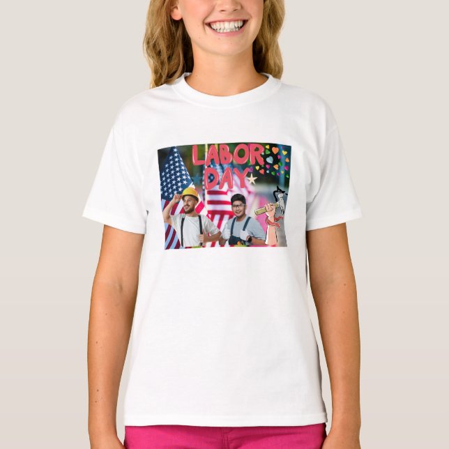 desenho de camiseta do dia do trabalho (Frente)