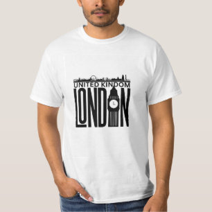 desenho de camiseta do REINO UNIDO