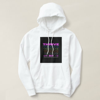 Desenho de camiseta motivacional "Thrive"