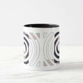 desenho de caneca abstrata