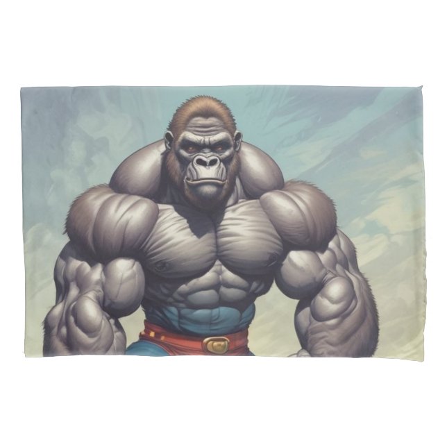 Desenho de Cartoons de Pop de Gorilla Bodybuilder (Frente)