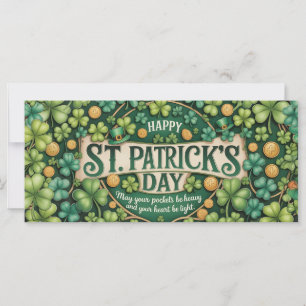 Desenho de Celebração do Trevo Irlandês