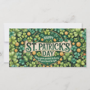 Desenho de Celebração do Trevo Irlandês