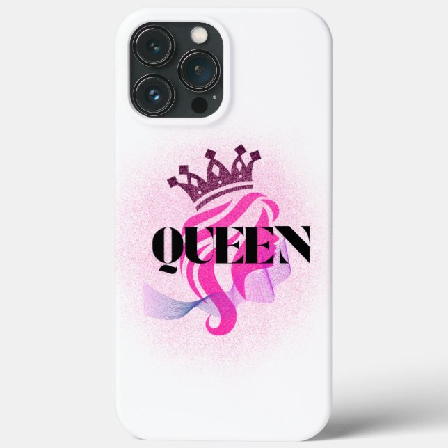 Desenho de Coroa da Rainha Rosa – Poder Feminino C (Verso)