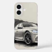 Desenho de desempenho monocromático - BMW