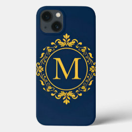 Desenho de Monograma Dourado Elegante