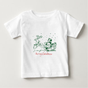 Desenho de Natal em T-shirts