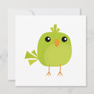 Desenho de Pássaro Verde