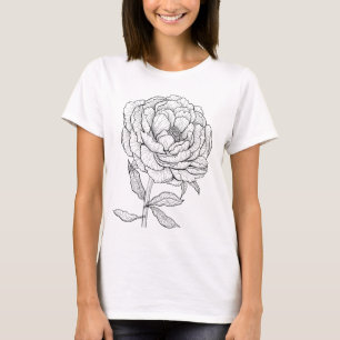 Desenho de pedras, preto e branco 3 T-Shirt