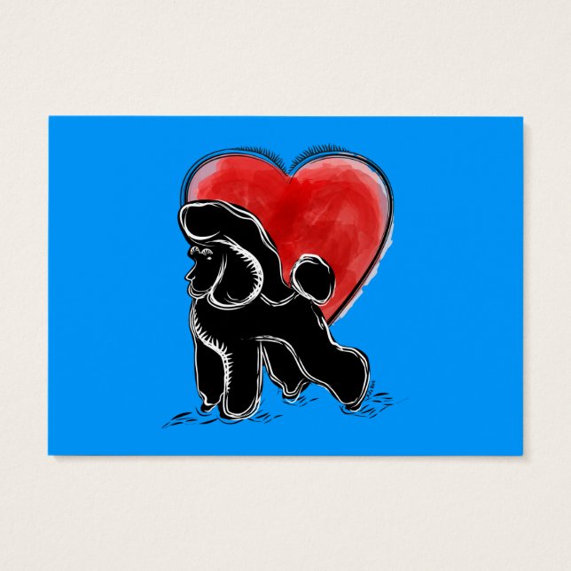 Desenho de Poodle (Verso)