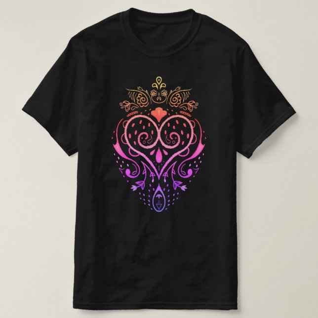 desenho de rabo de morango T-Shirt (Frente do Design)