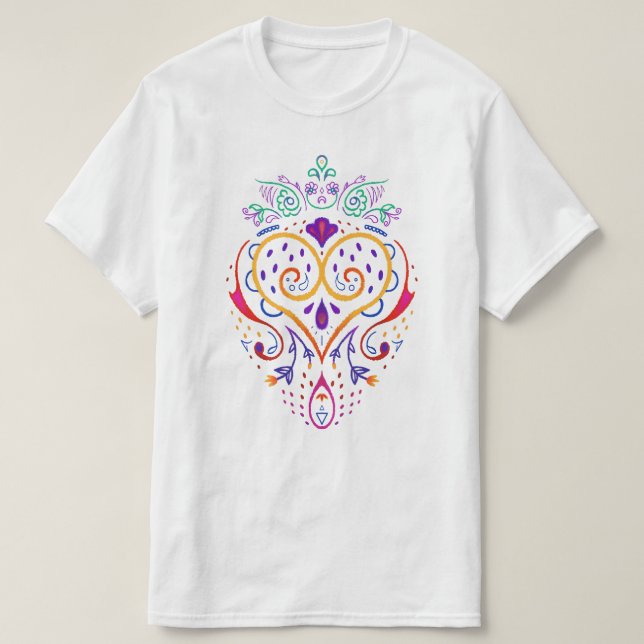 desenho de rabo de morango T-Shirt (Frente do Design)