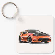 desenho do 370z em chaveiro para entusiastas de ca
