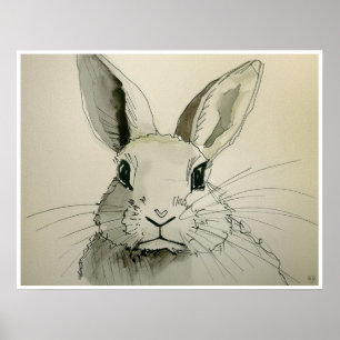Desenho do Coelho Pet - Impressão