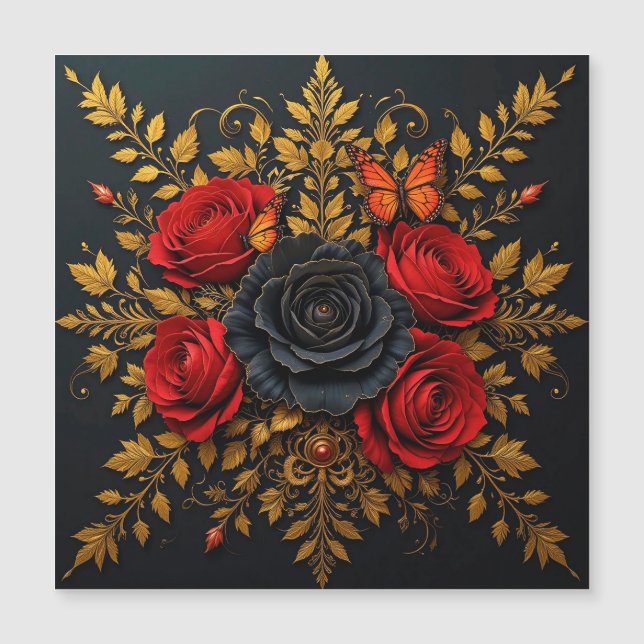 Desenho Floral Elegante (Frente)