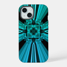 Desenho Fractal de Plasma Elétrico Futurista