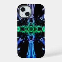 Desenho Fractal de Plasma Elétrico Futurista