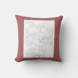 Desenho Mughal em uma Almofada
