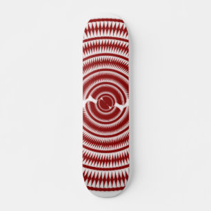 Desenho Radial Abstrato: Skateboard