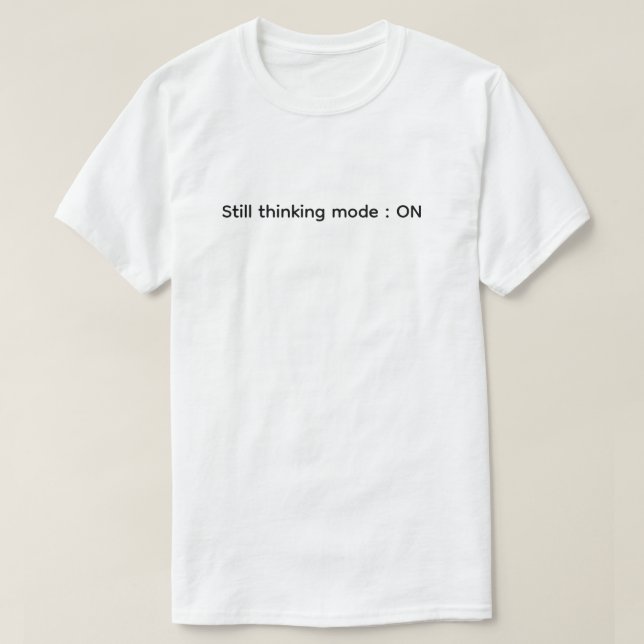 desenho simples de camiseta descreva sua mente (Frente do Design)