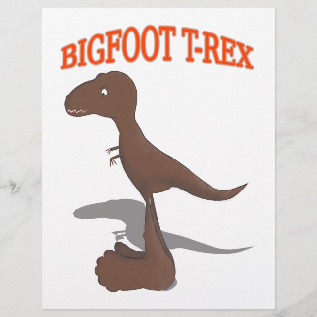 Desenho T-Rex Bigfoot (Frente)