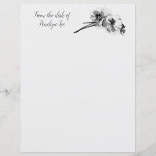 Desenho Vintage de Painéis com Papel de carta de N