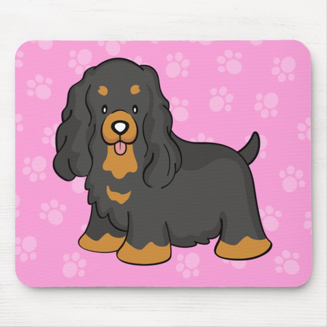 Desenhos animados bonitos cocker spaniel Mousepad (Frente)