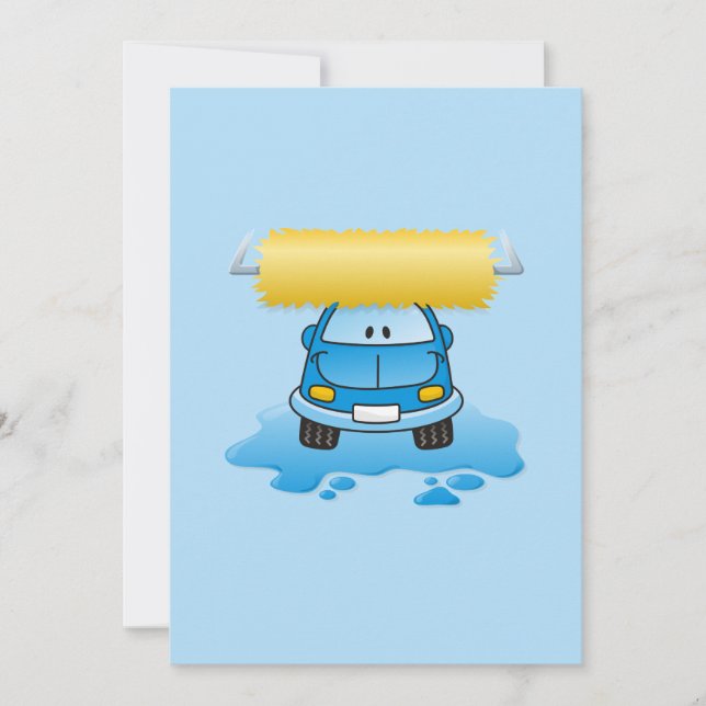 Desenhos animados do Carwash (Frente)