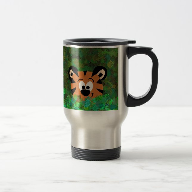 Desenhos animados que espreitam a caneca de viagem (Direita)