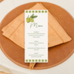 Desenhos de azeitonas Menu de Casamento<br><div class="desc">Elevem sua experiência de jantar de casamento com nosso Menu de Casamento de Desenhos de Vida! Apresentando belas ilustrações de oliveiras desenhadas à mão, este menu adiciona um toque de elegância e encanto mediterrânico ao seu dia especial, perfeito para qualquer celebração sofisticada. Criados a partir de materiais de alta qualidade,...</div>