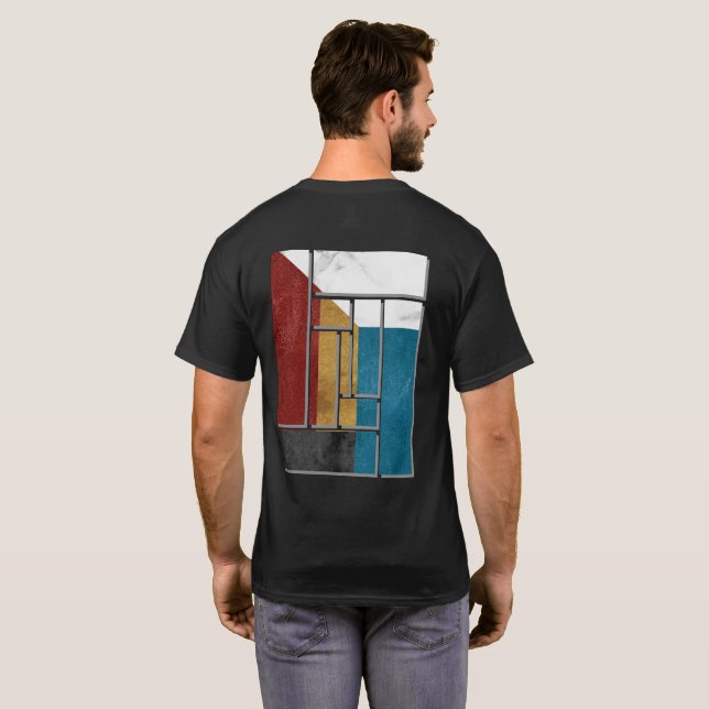 Desenhos de camisetas abstratas (Parte Traseira Completa)