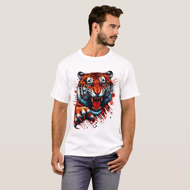 desenhos de camisetas do tigre (Frente Completa)
