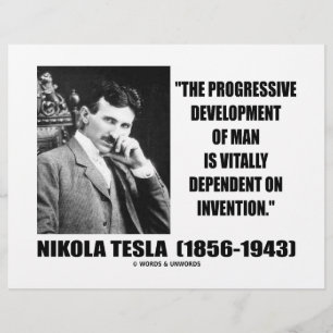Desenvolvimento progressivo de Nikola Tesla de