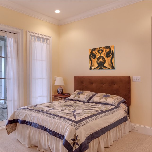 Desert Brown Abstrato Na Impressão De Tela Esticad (Criador carregado)