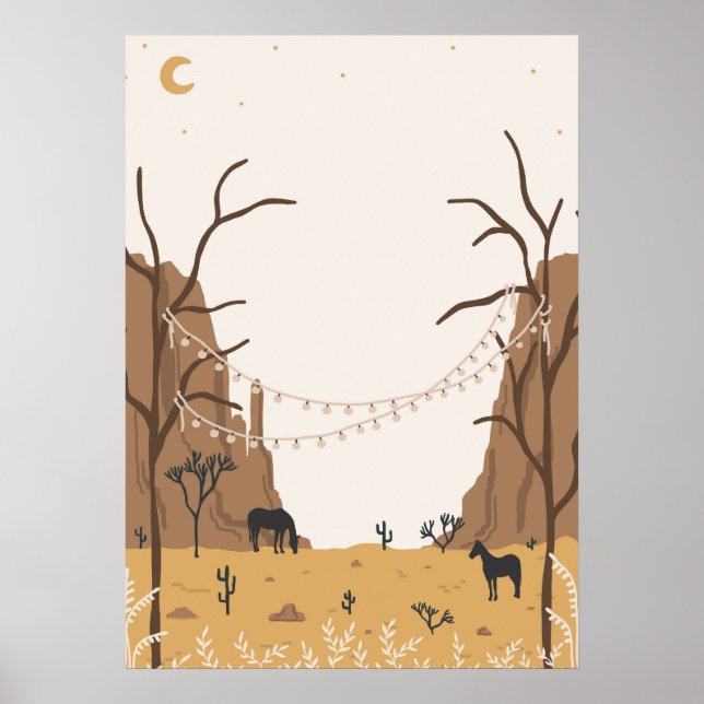 Desert Canyon Poster (Frente)
