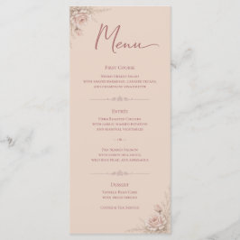 Desert Rose – Menu de Noiva Dune and Bloom Flat