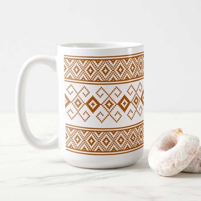 Desert Sage 🌸 caneca de café 15oz (Com Donut)