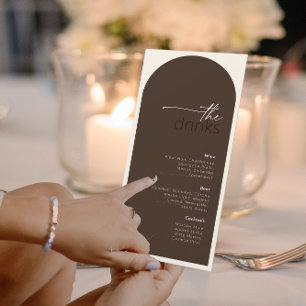 Desert Vibes Wedding Drink Menu ID1019