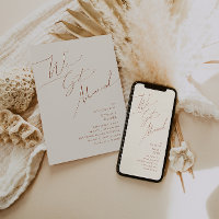 Deserto Caprichoso | Anúncio de Casamento Simples 