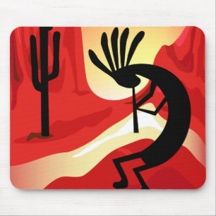 Deserto de Kokopelli Sunset Sudoeste Mousepad