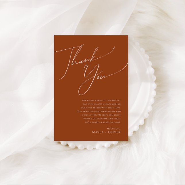 Deserto Fantasioso | Cartão de Agradecimento da Me (Criador carregado)