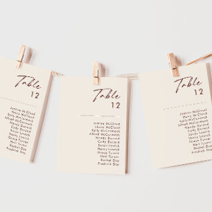 Deserto Simples Gráfico de números de tabela bra