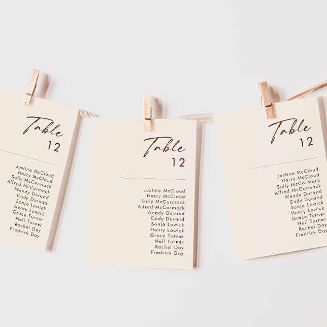 Deserto Simples | Gráfico de números de tabela bra (Criador carregado)