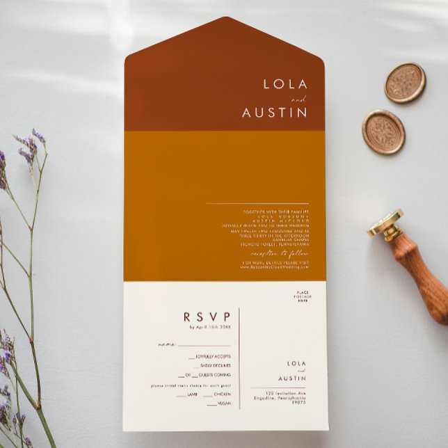 Deserto Simples | Terracotta, Orange e Cinnamon Al (Criador carregado)