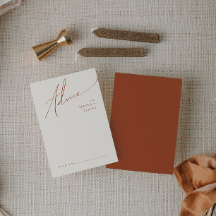 Deserto Whimsic Cartão de Conselheiro de Casamen