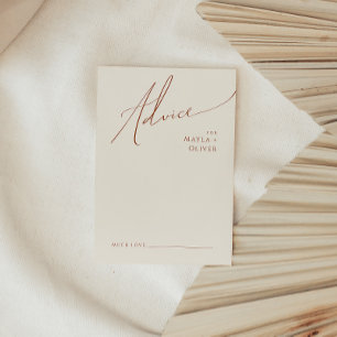 Deserto Whimsic Cartão de conselheiro para casam