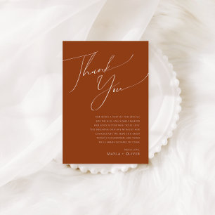 Deserto Whimsic Cartões de agradecimentos de Mes