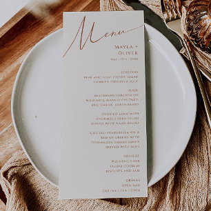 Deserto Whimsic Menu Janto Casamento bege