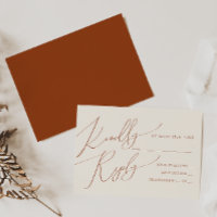 Deserto Whimsical Horizontal | Cartão RSVP Terraco